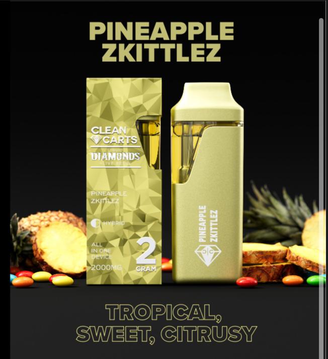Clean Carts Pineapple Zkittlez